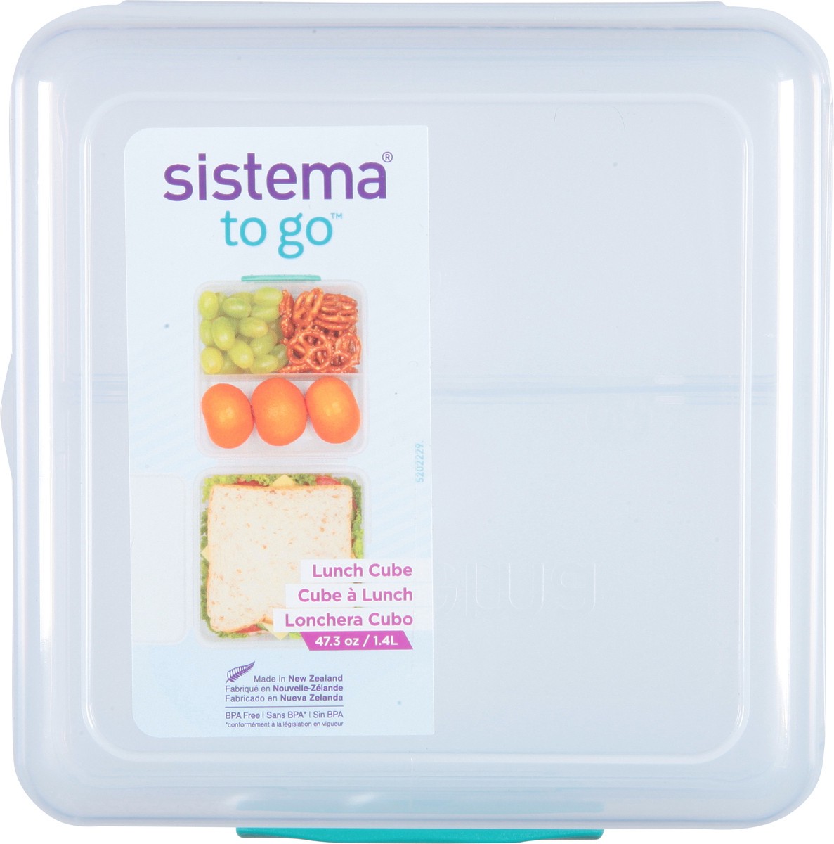 slide 9 of 9, Sistema To Go 47.3 Ounce Lunch Cube 1 ea, 1 ea