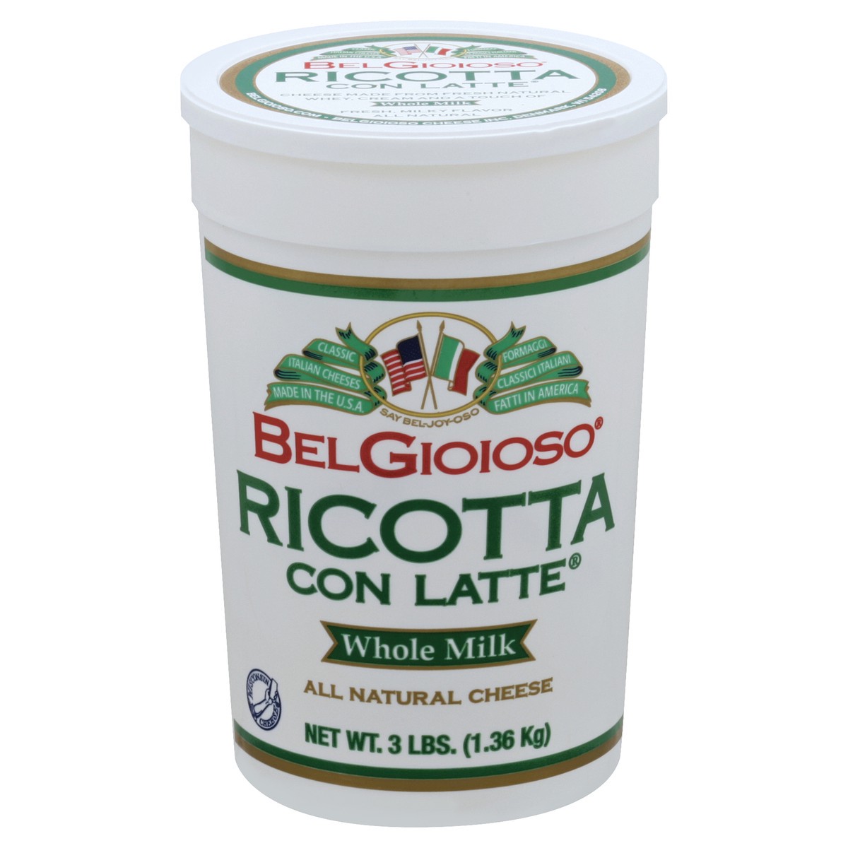 slide 2 of 4, BelGioioso Cheese 3 lbs, 3 lb