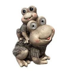HD Designs Outdoors Stacked Frogs Garden Decor