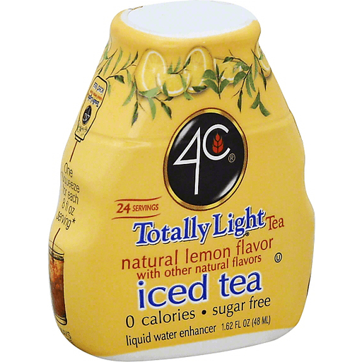 slide 2 of 2, 4C Totally Light Lemon Tea Water Enhancer, 1.62 oz