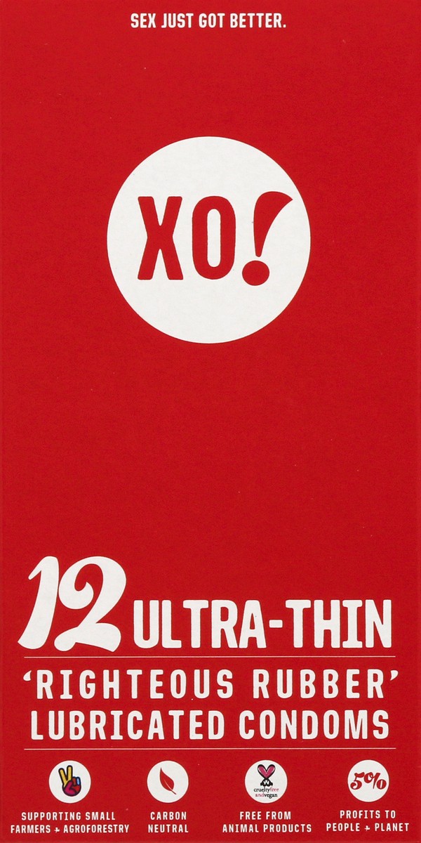 slide 4 of 11, XO! Ultra-Thin Lubricated Condom 12 ea, 12 ct