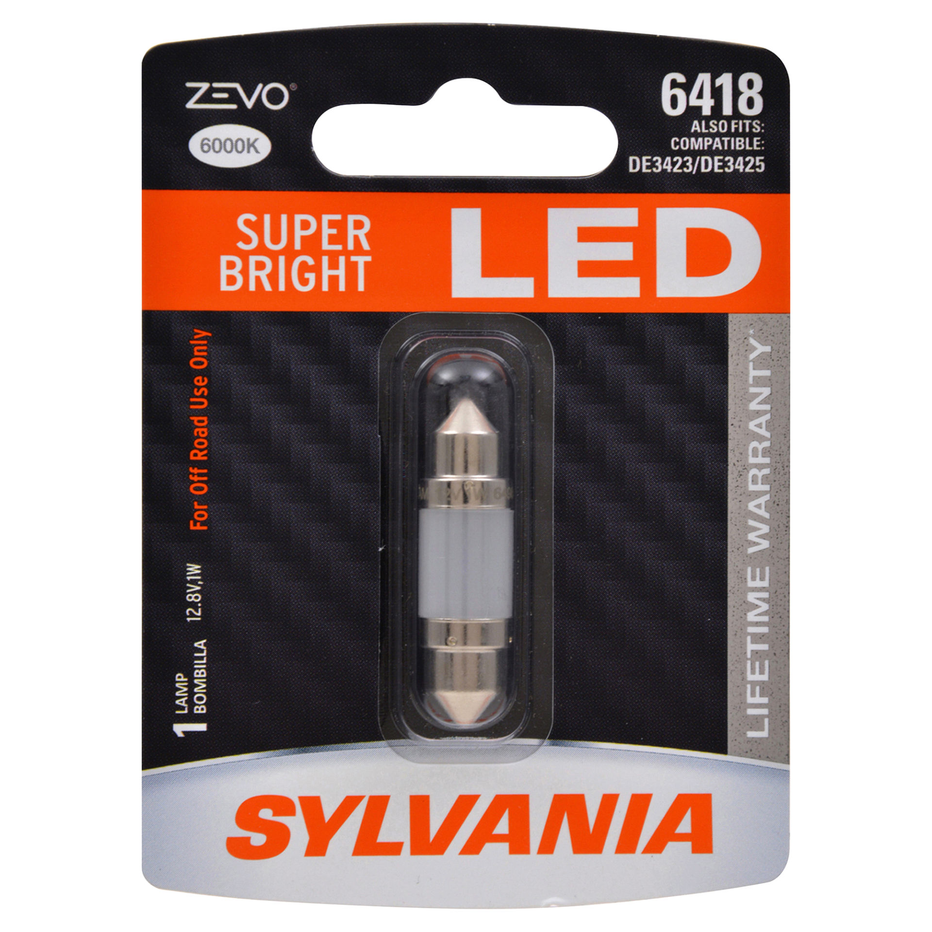 slide 1 of 6, Sylvania 6418 ZEVO LED, 1 ct