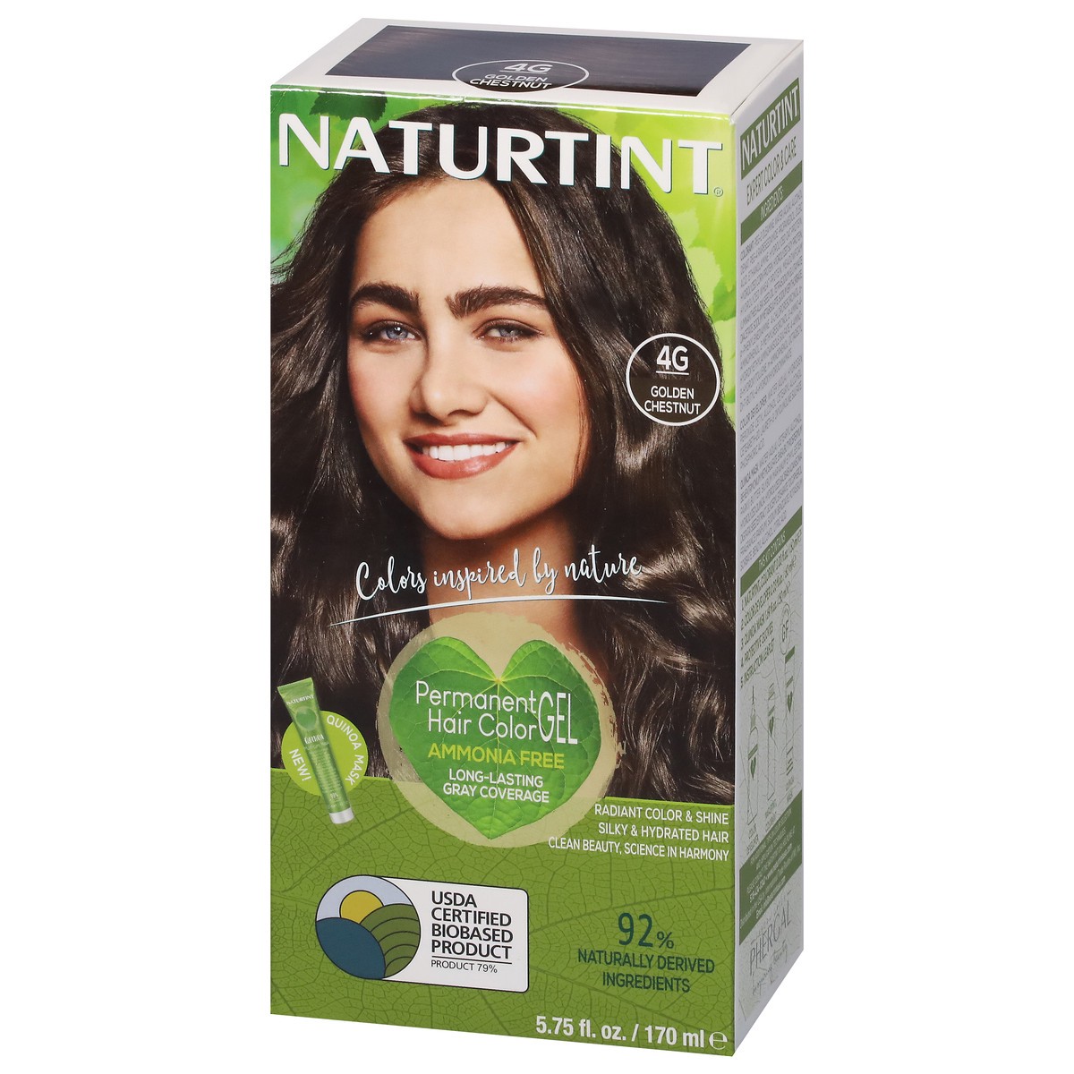 slide 2 of 4, Naturtint Golden Chestnut 4G Permanent Hair Color Gel 5.75 fl oz, 5.28 fl oz