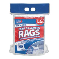 ProLine White Knits Paint & Cleaning Rags