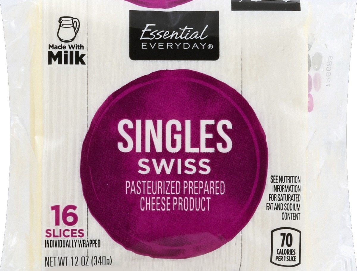 slide 4 of 6, Essential Everyday Swiss Iws Cheese, 12 oz