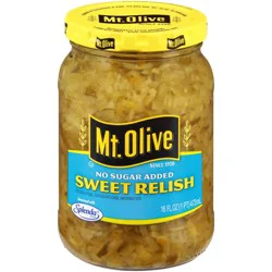 Mt. Olive No Sugar Added Sweet Relish 16 fl oz
