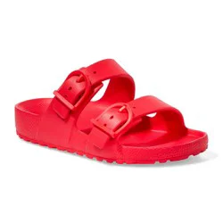 Sol Borne Youth Boys Shore Two Buckle, Red, Size 12