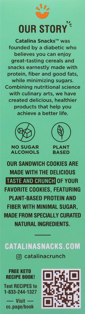 slide 5 of 9, Catalina Crunch Chocolate Mint Keto Sandwich Cookies 6.8 Oz Box, 6.8 oz