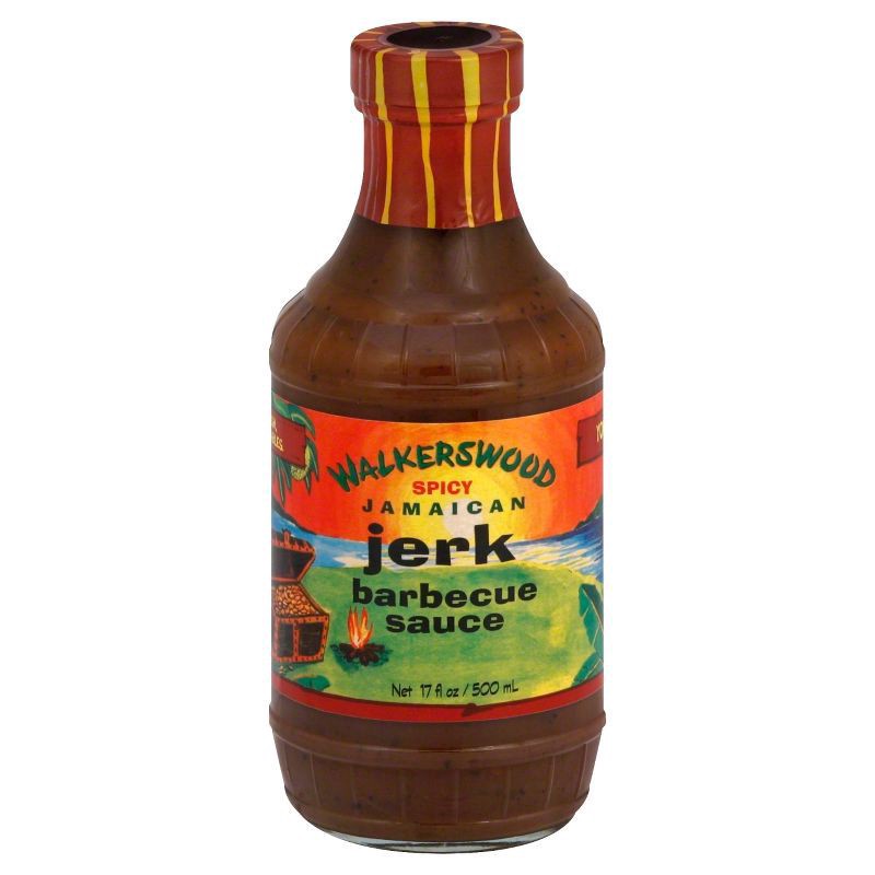 slide 1 of 1, Iberia Walkerswood Spicy Jamaican Jerk BBQ Sauce 17oz, 17 oz