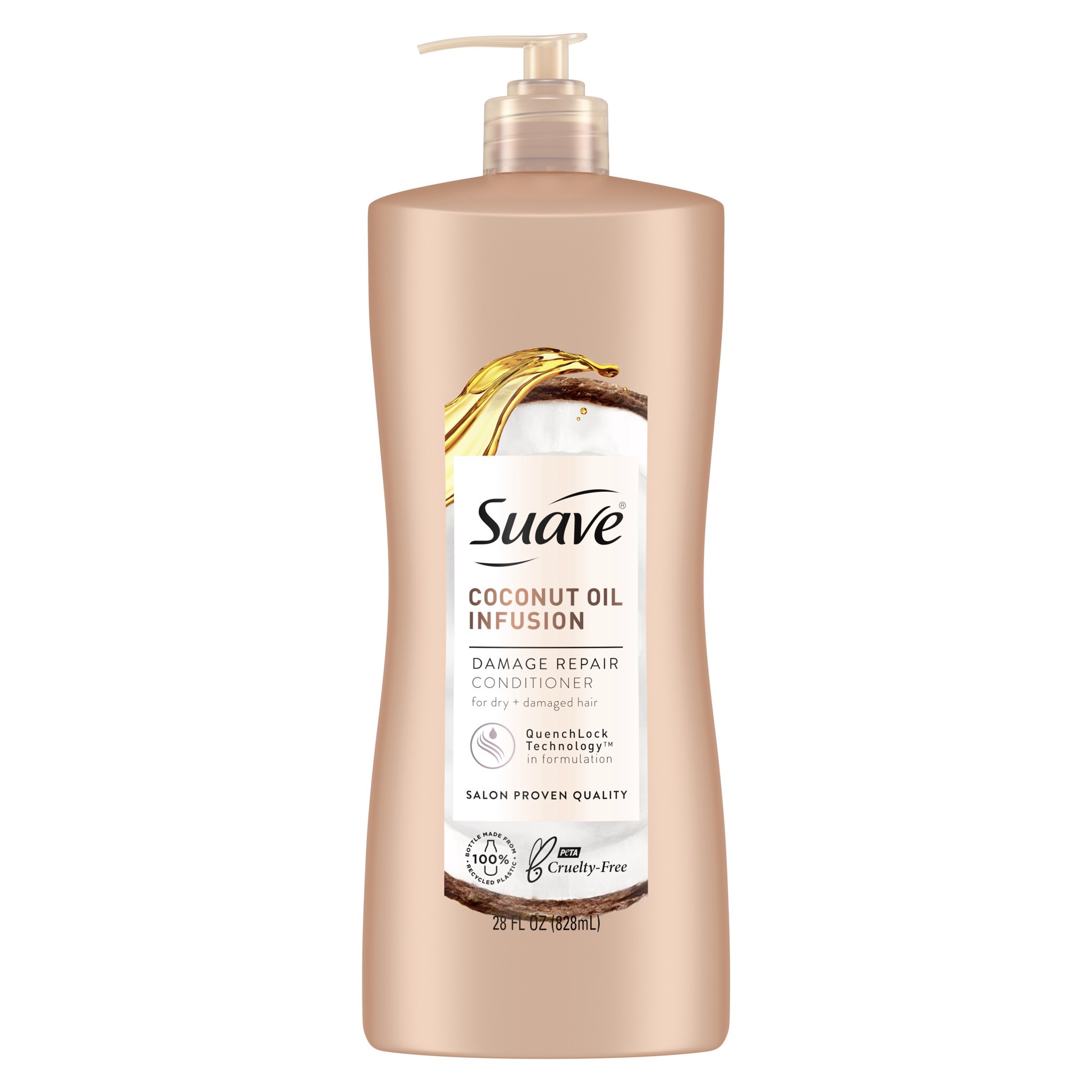 slide 1 of 6, Suave Professionals Repairing Conditioner Coconut Oil Infusion, 28 oz, 28 oz