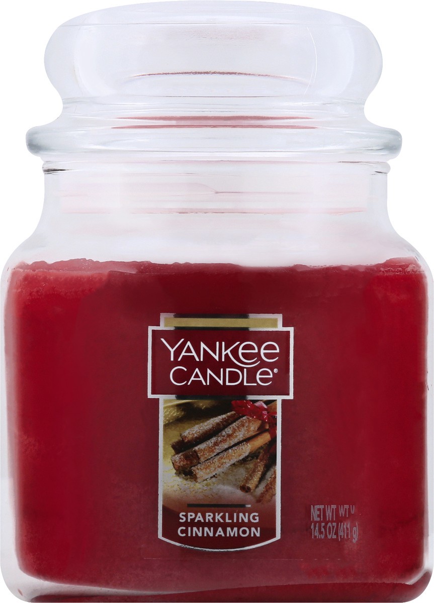 slide 1 of 10, Yankee Candle Sparkling Cinnamon Candle 14.5 oz, 1 ct