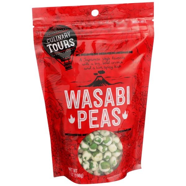 slide 1 of 1, Culinary Tours Wasabi Peas, 7 oz