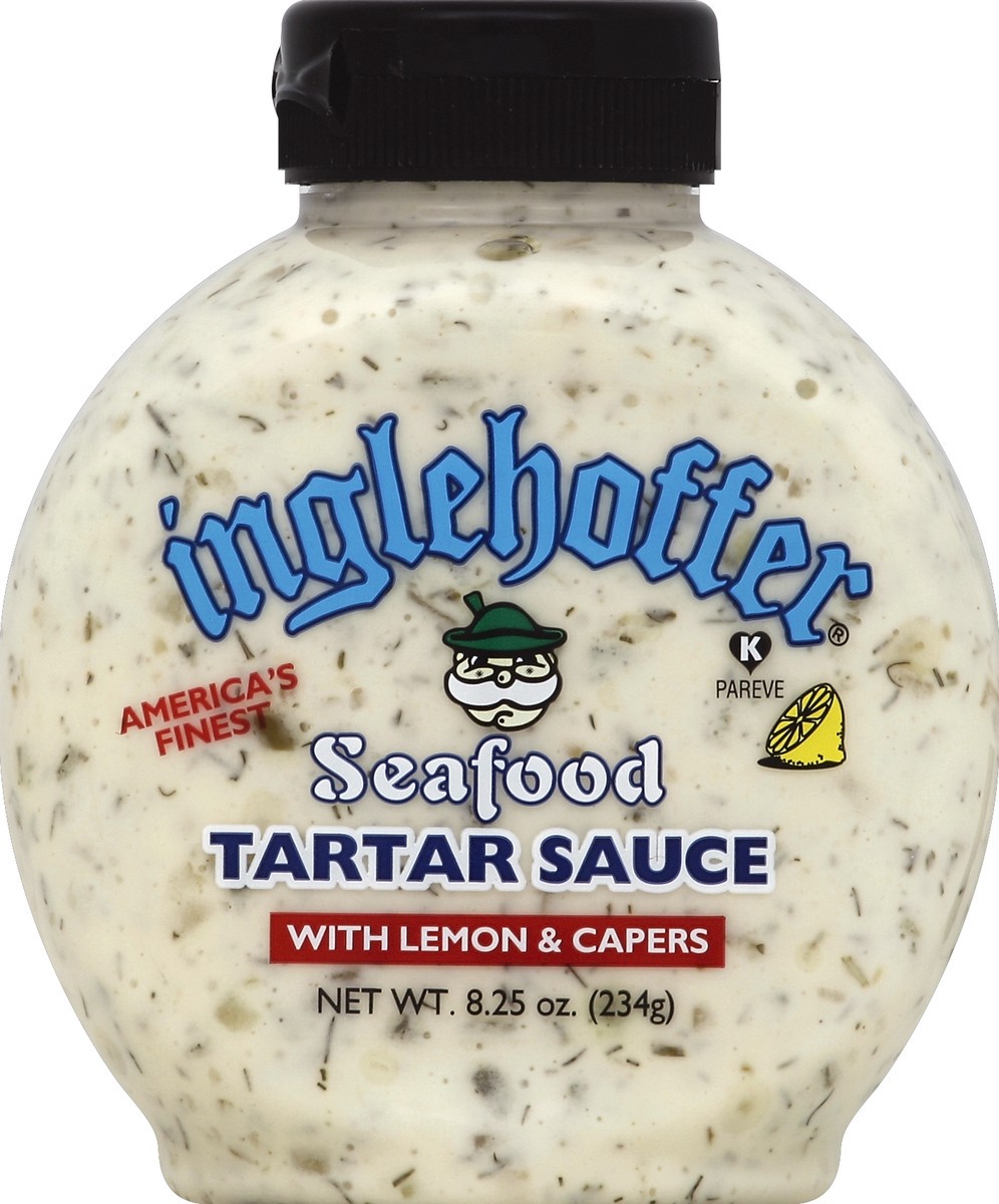 slide 2 of 2, Inglehoffer Tartar Sauce With Lemon & Capers, 8.25 oz