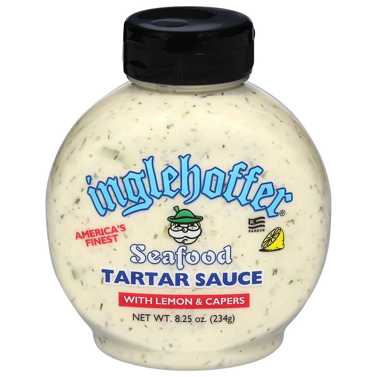 slide 1 of 2, Inglehoffer Seafood Tartar Sauce with Lemon & Capers 8.25 oz, 8.25 oz