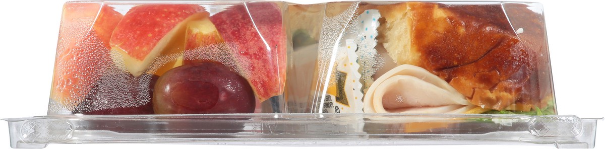 slide 12 of 12, ReadyMeals Pretzel Slider Turkey Cheddar Sandwich with Fruit 8.75 oz, 8.75 oz