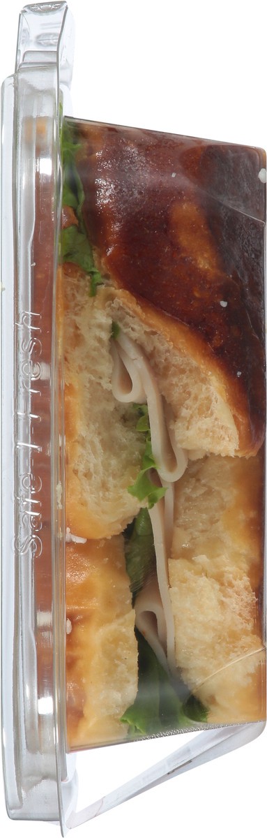 slide 2 of 12, ReadyMeals Pretzel Slider Turkey Cheddar Sandwich with Fruit 8.75 oz, 8.75 oz