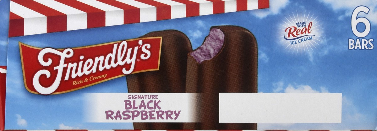 slide 3 of 14, Friendly's Ice Cream Bars - Signature Black Raspberry, 6 ct