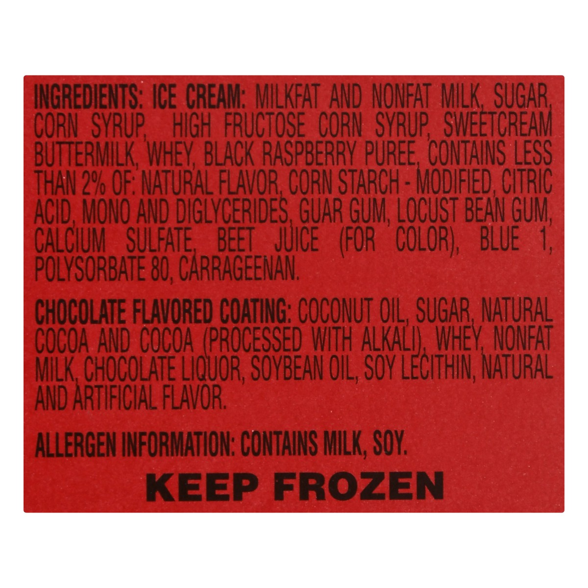 slide 7 of 14, Friendly's Ice Cream Bars - Signature Black Raspberry, 6 ct