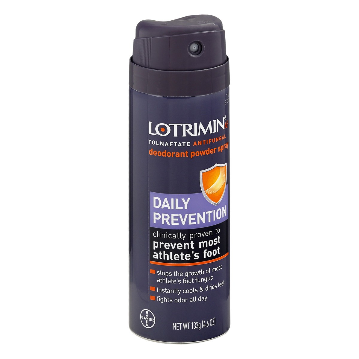 slide 5 of 9, Lotrimin AF Daily Prevention Deodorant Powder Spray 133 g, 4.6 oz