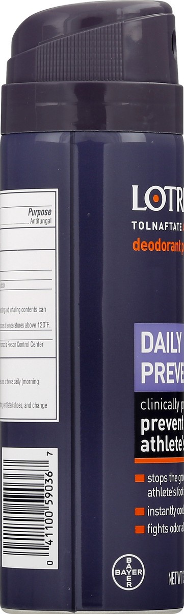 slide 3 of 9, Lotrimin AF Daily Prevention Deodorant Powder Spray 133 g, 4.6 oz