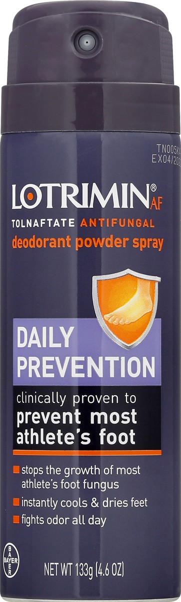 slide 7 of 9, Lotrimin AF Daily Prevention Deodorant Powder Spray 133 g, 4.6 oz