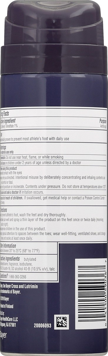 slide 8 of 9, Lotrimin AF Daily Prevention Deodorant Powder Spray 133 g, 4.6 oz