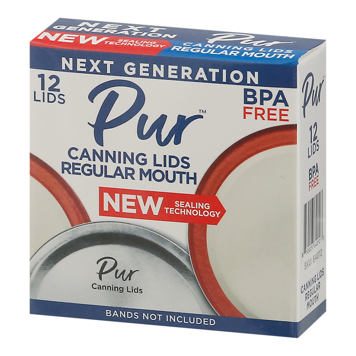 slide 5 of 11, PUR Regular Mouth Canning Lids 12 ea, 12 ct