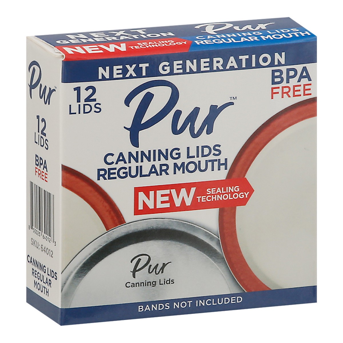 slide 10 of 11, PUR Regular Mouth Canning Lids 12 ea, 12 ct