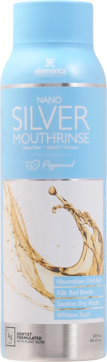 slide 11 of 13, Elementa Nano Silver Peppermint Mouthrinse 20 fl oz, 20 fl oz