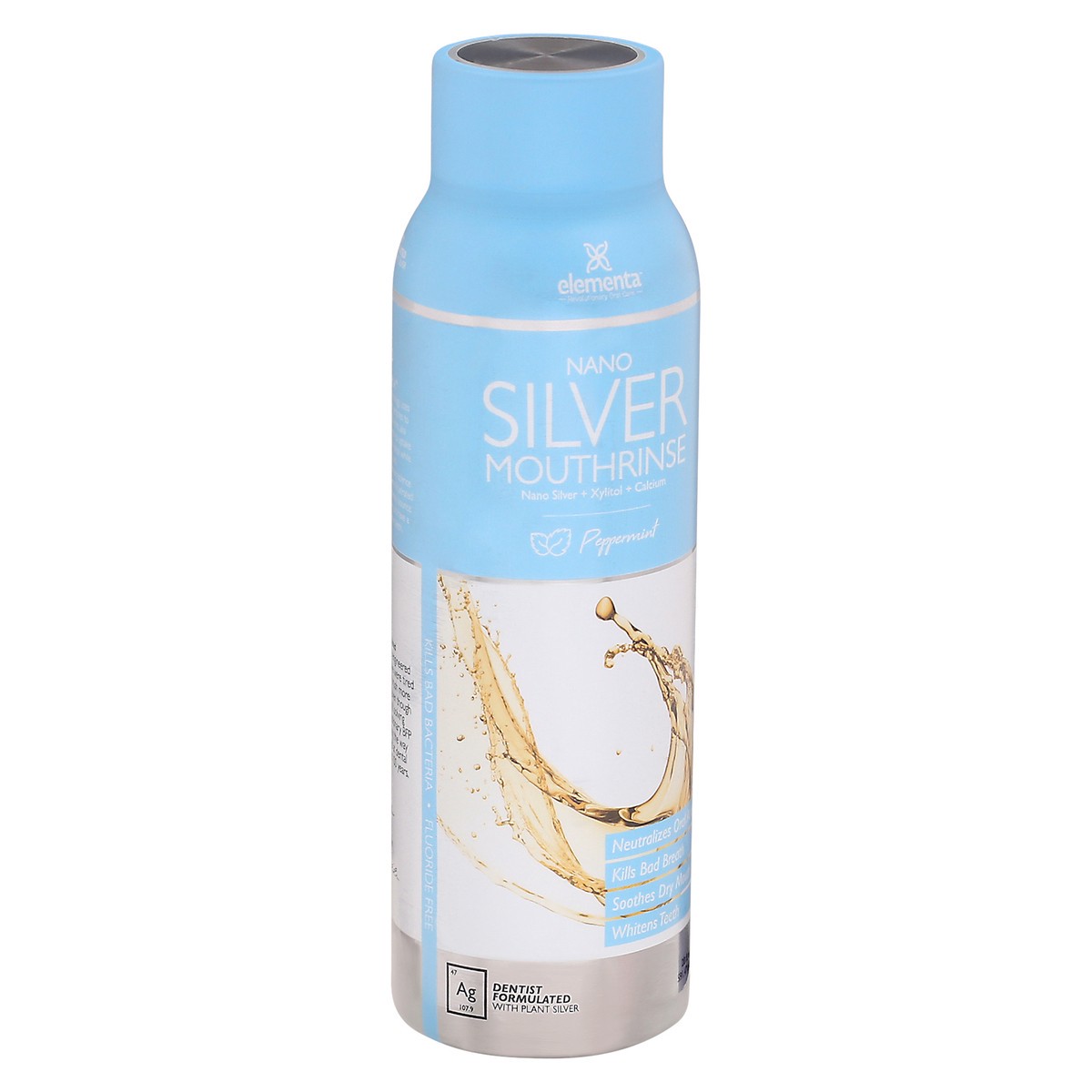 slide 5 of 13, Elementa Nano Silver Peppermint Mouthrinse 20 fl oz, 20 fl oz