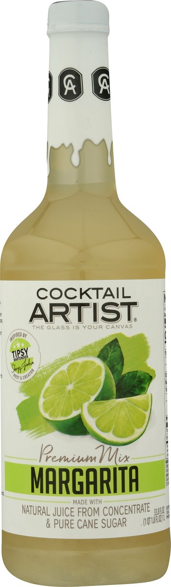 slide 6 of 9, Cocktail Artist Margarita Premium Mix 33.8 fl oz, 1 liter