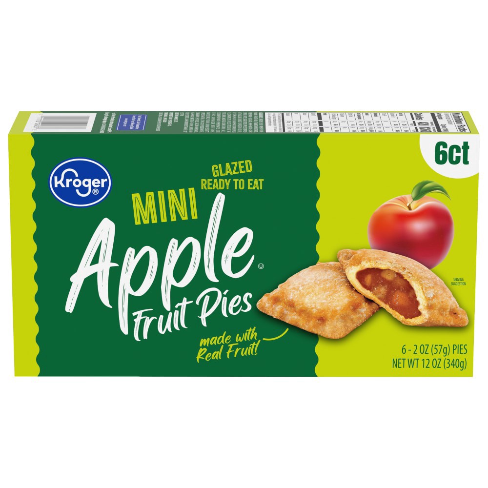slide 2 of 3, Kroger Mini Apple Pies, 6 ct; 2 oz