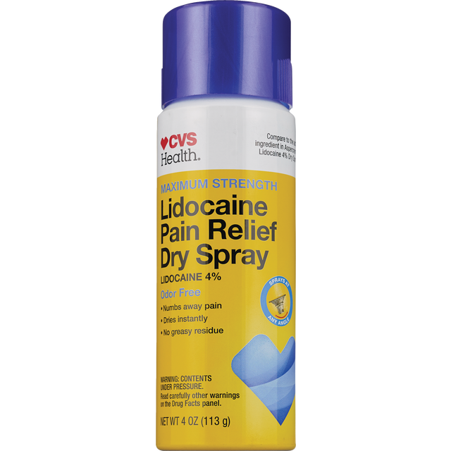 slide 1 of 1, Cvs Health Lidocaine Dry Spray, 1 ct