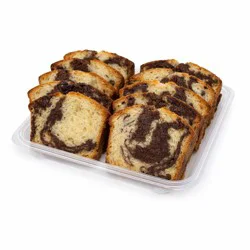 The Save Mart Company Marble Loaf Cake, Sliced