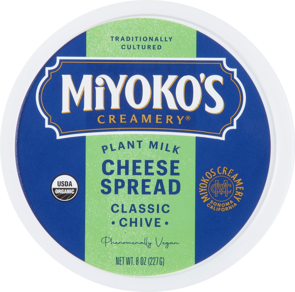 slide 14 of 14, Miyoko's Creamery Plant Milk Classic Chive Cheese Spread 8 oz, 8 oz