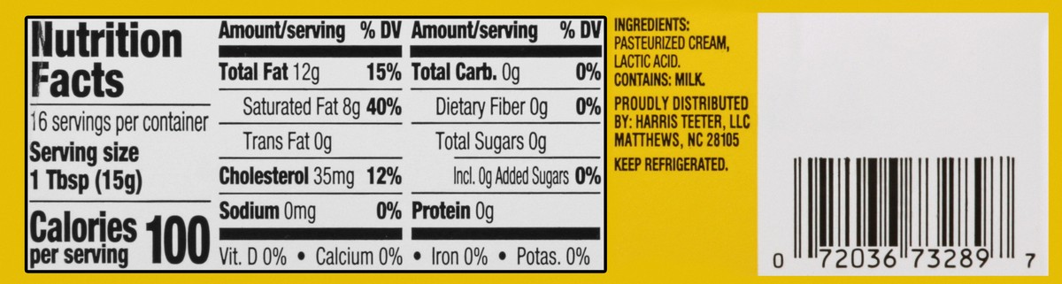 slide 8 of 13, Harris Teeter Trader Unsalted Butter, 1 ct