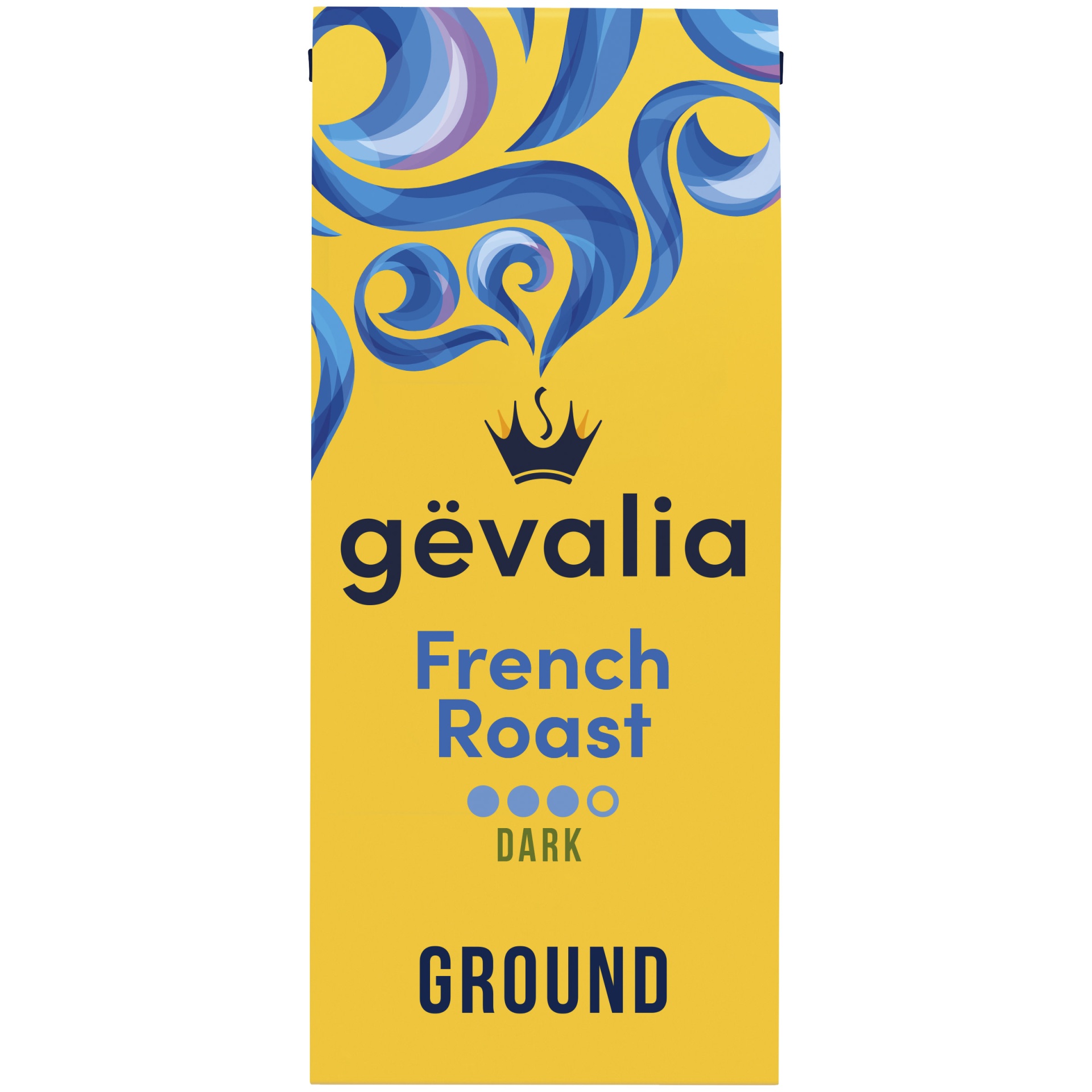 slide 1 of 2, Gevalia French Roast Dark Roast Ground Coffee, 12 oz