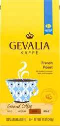 Gevalia Kaffe Ground Dark 100% Arabica French Roast Coffee 12 oz