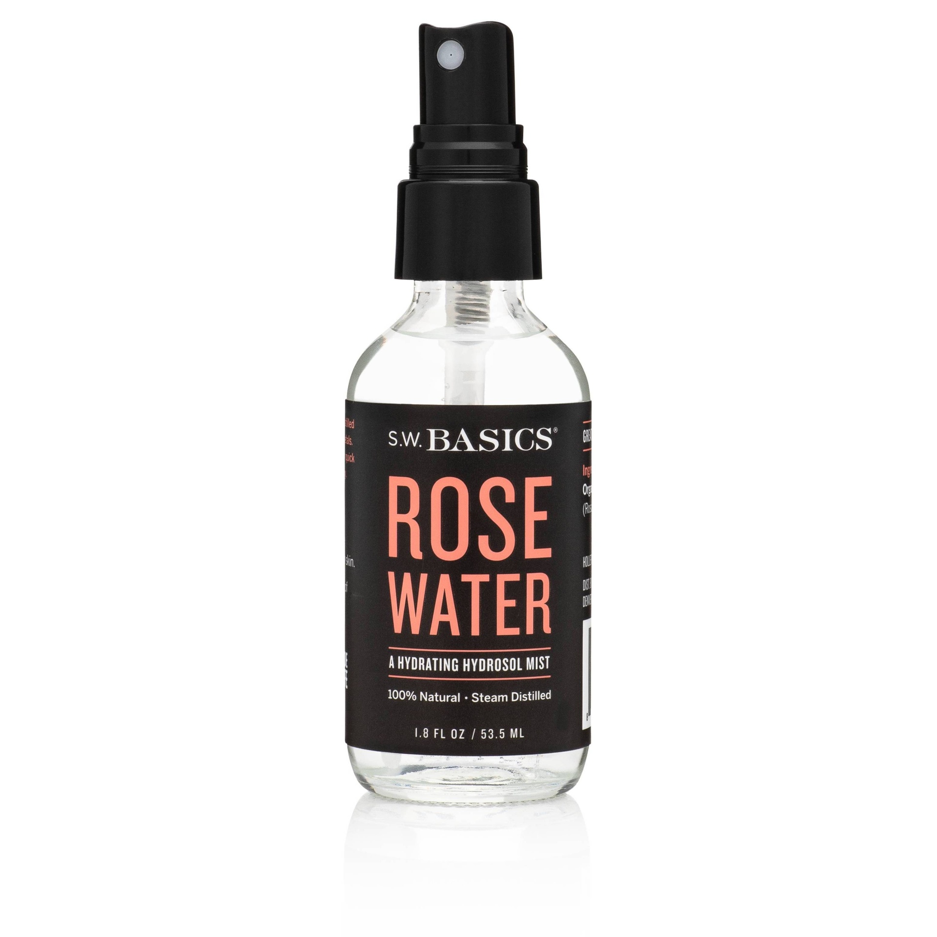 slide 1 of 1, S.W. Basics Rosewater Spray, 1.8 fl oz
