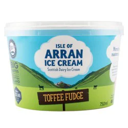 Isle Of Arran Toffee Fudge Scottish Ice Cream