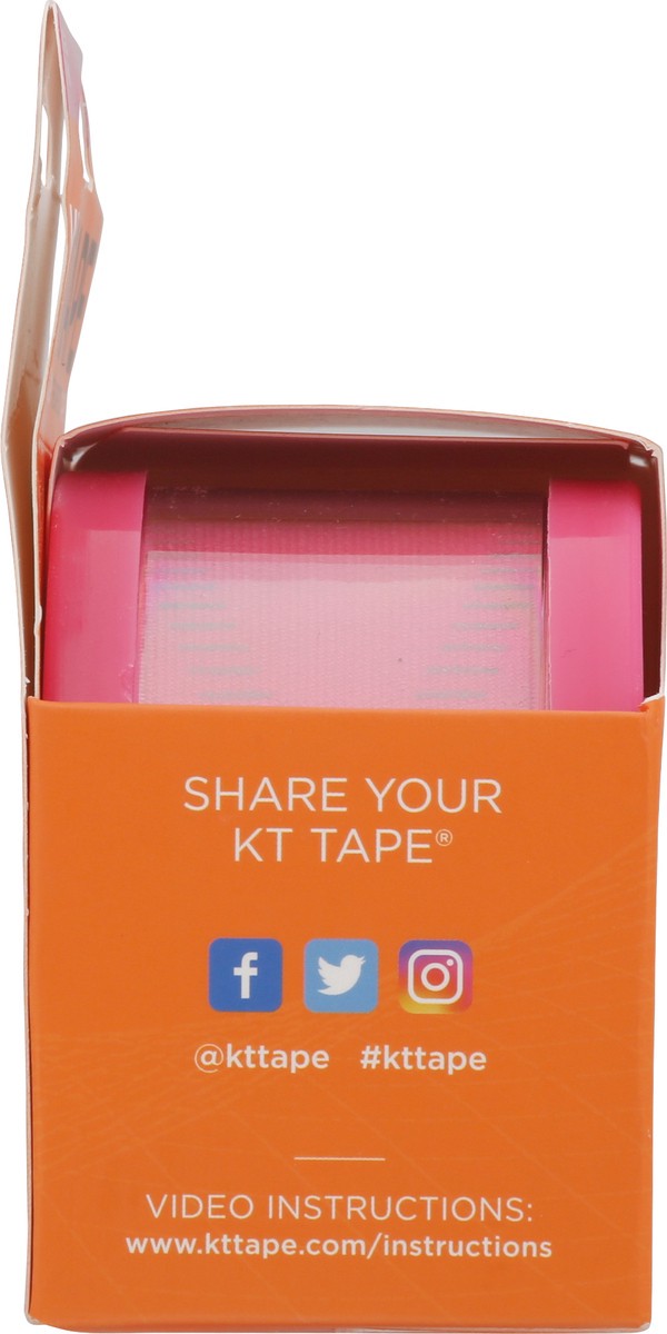 slide 12 of 12, KT Tape Pro Hero Pink Kinesiology Therapeutic Tape 20 Strips, 20 ct