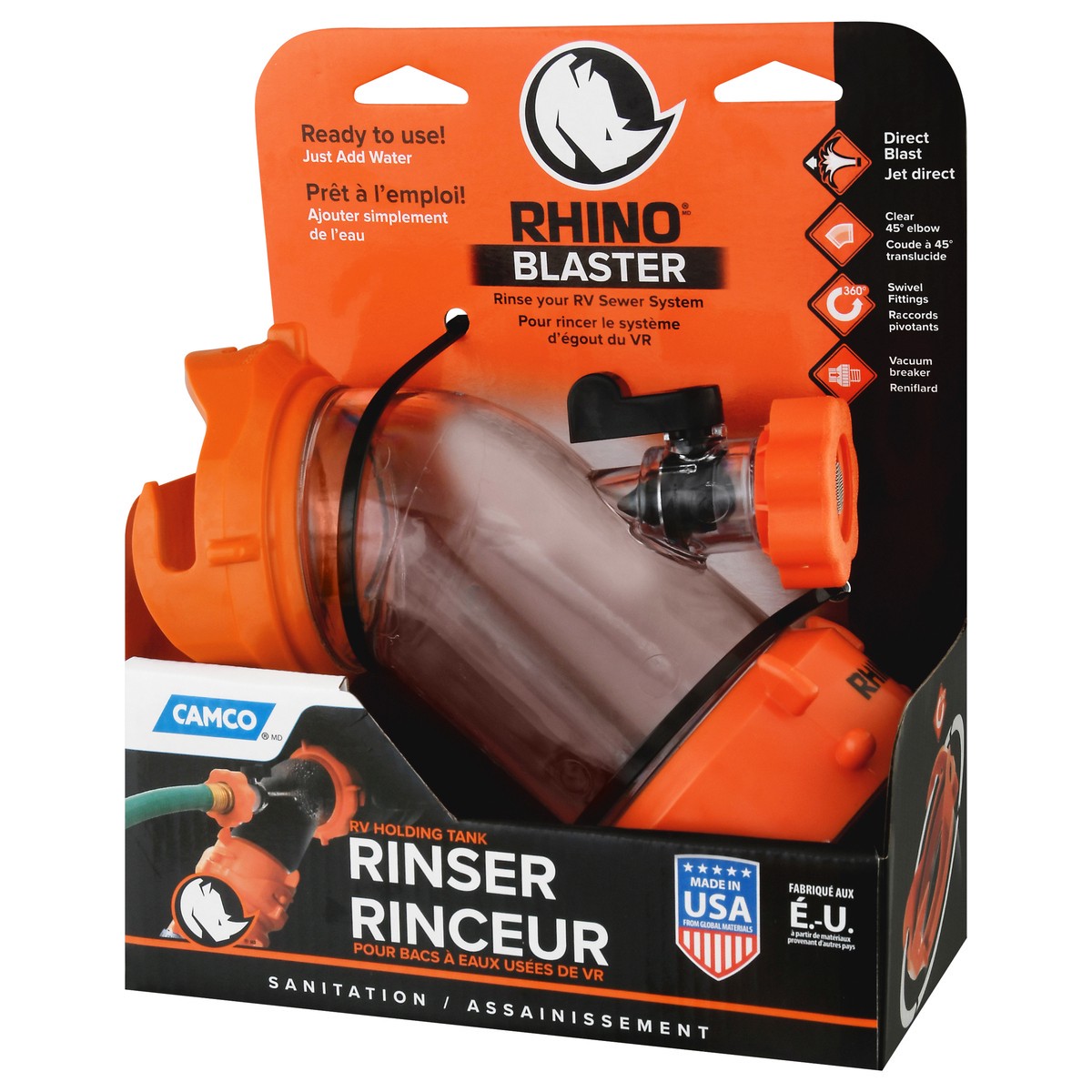 slide 6 of 9, Camco Rhino Blaster Sanitation RV Holding Tank Rinser 1 ea, 1 ct