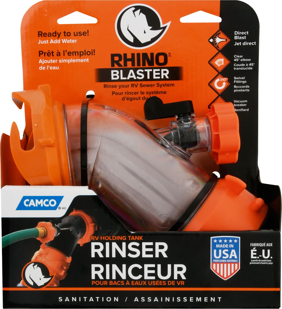 slide 1 of 9, Camco Rhino Blaster Sanitation RV Holding Tank Rinser 1 ea, 1 ct