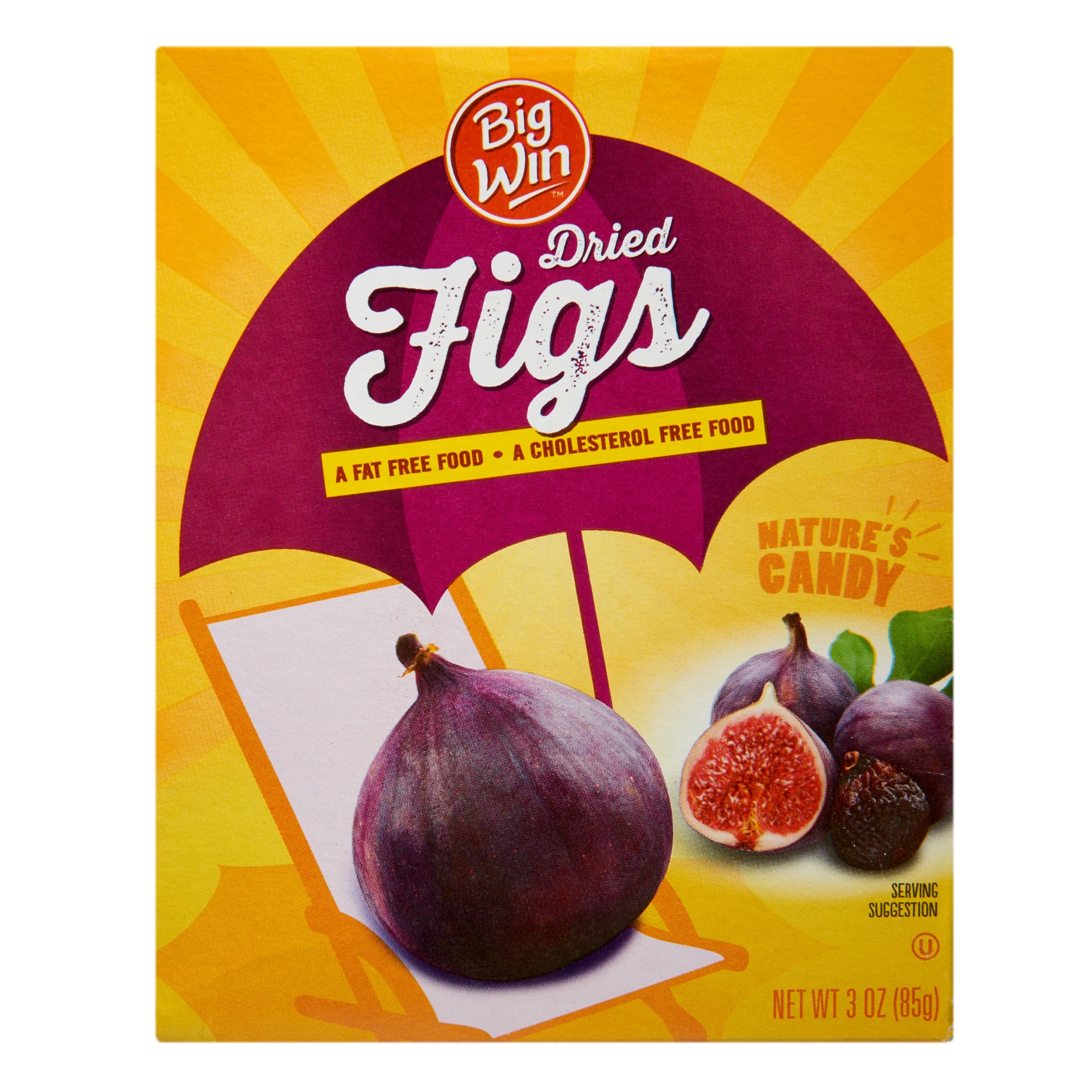 slide 1 of 3, Big Win Dried Figs, 3 oz