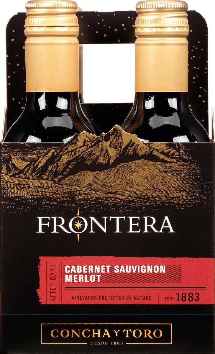 slide 3 of 9, Frontera Cabernet Sauvignon Merlot 4 ea Multipack, 4 ct; 187 ml