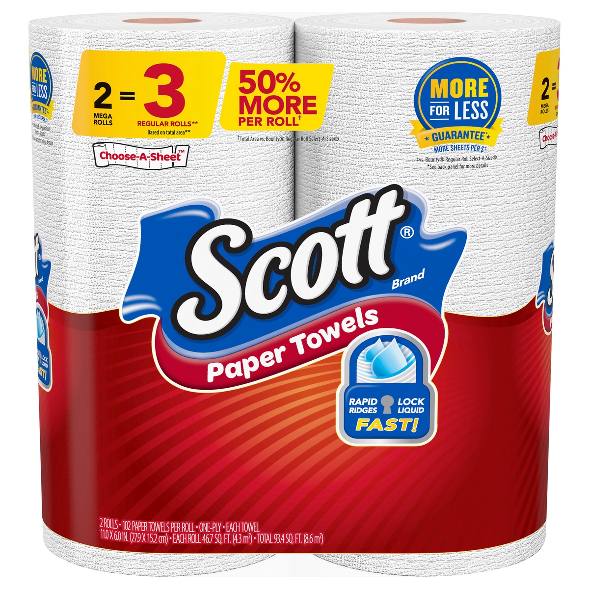 slide 1 of 3, Scott Towels Choose-A-Sheet Paper Towels, 2 ct