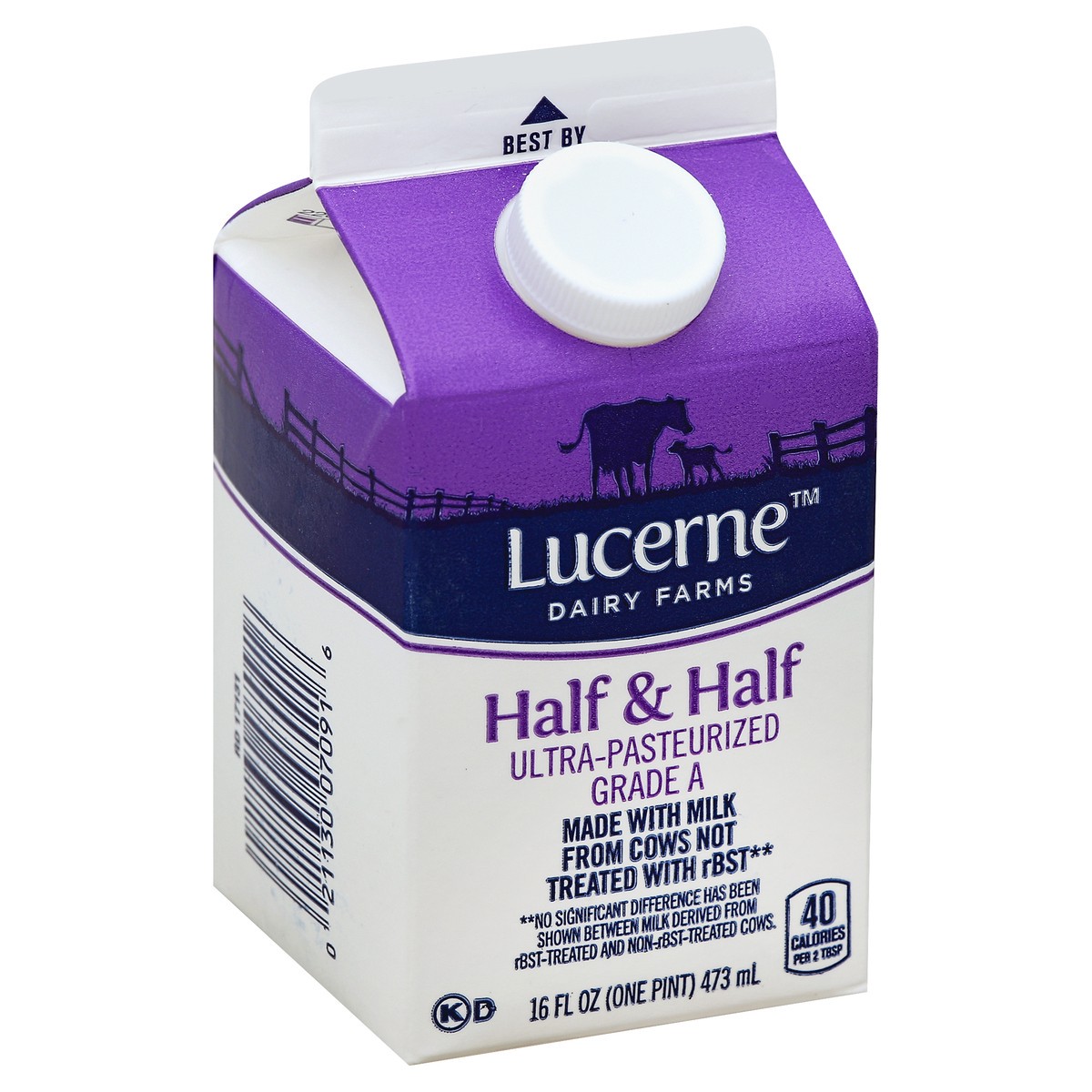 slide 2 of 5, Lucerne Dairy Farms Half & Half Ultra-Pasteurized Grade A, 