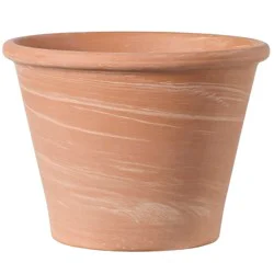 Deroma Vasum Duo Clay Planter - Terracotta
