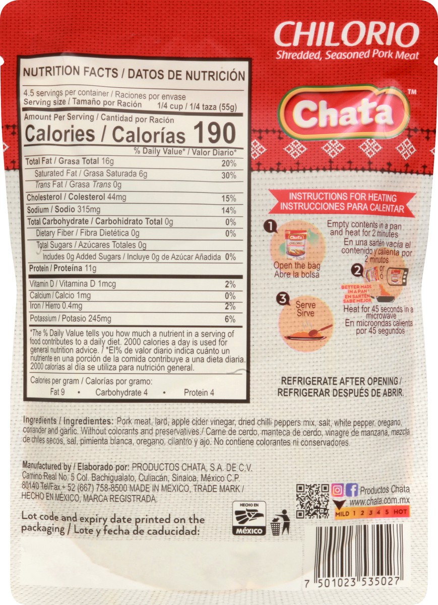 slide 4 of 9, Chata Chilorio 8.8 oz, 8.8 oz