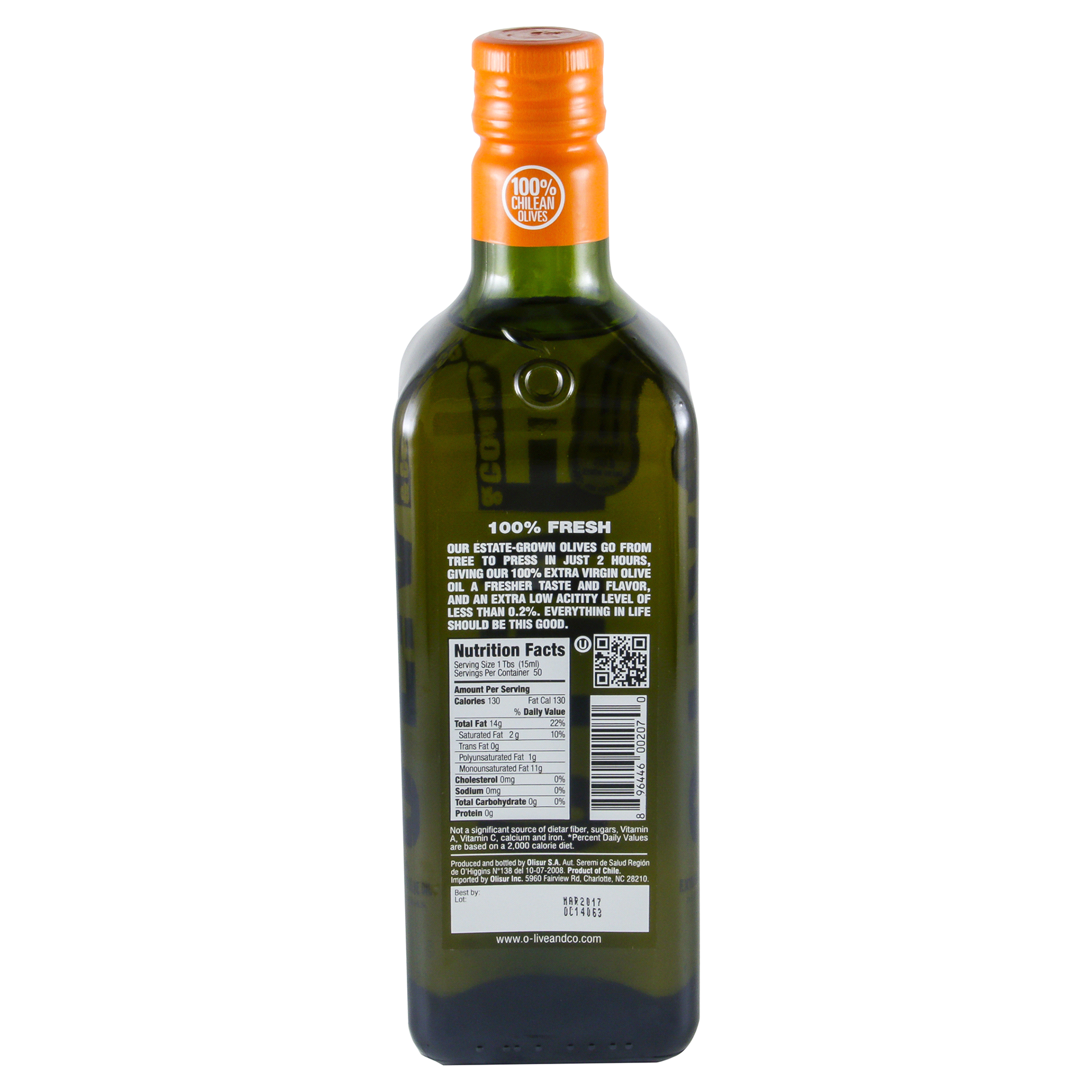 slide 5 of 5, O-LiveandCo 100% Extra Virgin Olive Oil 25 oz, 25 oz